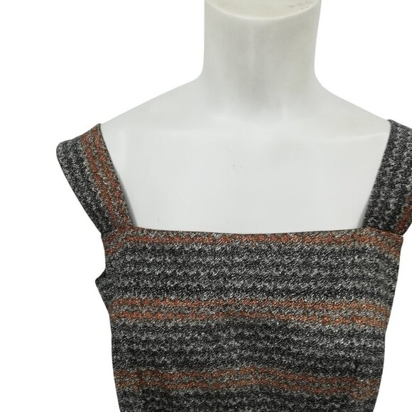 Vintage Fred Rothschild Metallic Maxi Sheath Dress Wrap Jacket Size 10 70s Party - Picture 7 of 15